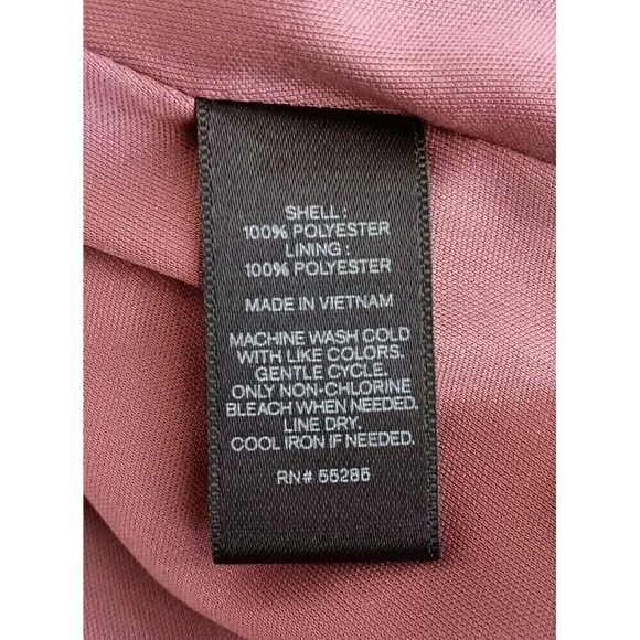 Express Women's Size 14 Purple-Brown Party Dress w/Back Cutout.  Runs small. - Picture 8 of 9